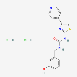 molecular formula C16H16Cl2N4O2S B2663510 RKI 1447 (二盐酸盐) CAS No. 1782109-09-4