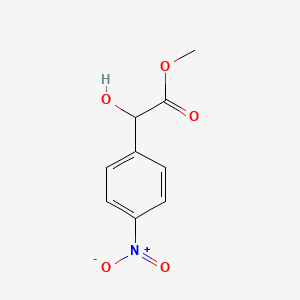 molecular formula C9H9NO5 B2663523 甲基-2-羟基-2-(4-硝基苯基)乙酸酯 CAS No. 13305-09-4