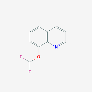 molecular formula C10H7F2NO B2663537 8-(二氟甲氧基)喹啉 CAS No. 385382-46-7