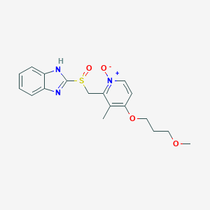 molecular formula C18H21N3O4S B026636 雷贝拉唑 N-氧化物 CAS No. 924663-38-7