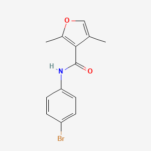 N-(4-bromophenyl)-2,4-dimethylfuran-3-carboxamide