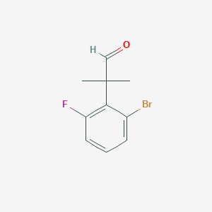 2-(2-Bromo-6-fluorophenyl)-2-methylpropanal