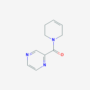 molecular formula C10H11N3O B2663612 3,6-Dihydro-2H-pyridin-1-yl(pyrazin-2-yl)methanone CAS No. 2380062-37-1