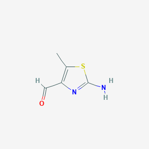 2-Amino-5-methylthiazole-4-carbaldehyde