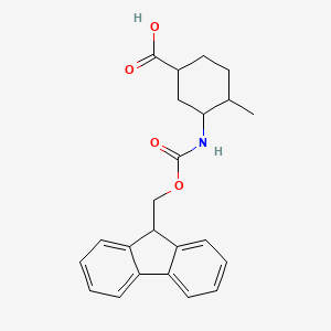 3-(9H-Fluoren-9-ylmethoxycarbonylamino)-4-methylcyclohexane-1-carboxylic acid