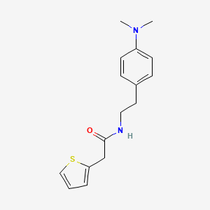 N-(4-(dimethylamino)phenethyl)-2-(thiophen-2-yl)acetamide