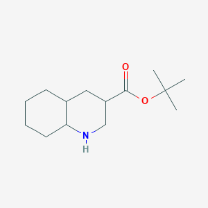 B2663667 Tert-butyl 1,2,3,4,4a,5,6,7,8,8a-decahydroquinoline-3-carboxylate CAS No. 2248327-95-7
