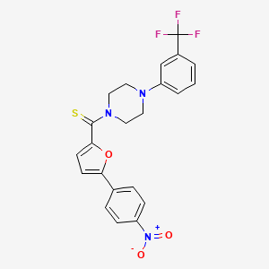 (5-(4-Nitrophenyl)furan-2-yl)(4-(3-(trifluoromethyl)phenyl)piperazin-1-yl)methanethione