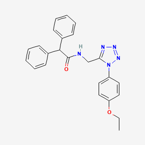 N-((1-(4-ethoxyphenyl)-1H-tetrazol-5-yl)methyl)-2,2-diphenylacetamide