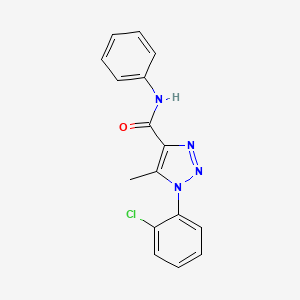 1-(2-chlorophenyl)-5-methyl-N-phenyl-1H-1,2,3-triazole-4-carboxamide