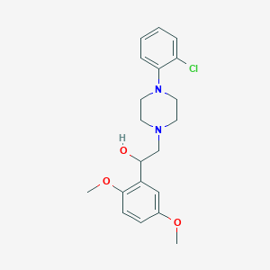 2-[4-(2-Chlorophenyl)piperazin-1-yl]-1-(2,5-dimethoxyphenyl)ethan-1-ol