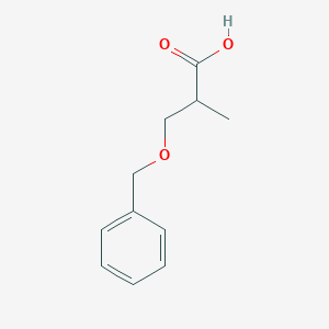 molecular formula C11H14O3 B2663708 3-(Benzyloxy)-2-methylpropanoic acid CAS No. 56850-57-8