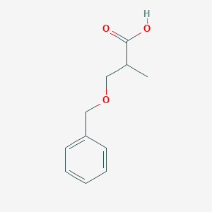 molecular formula C11H14O3 B2663708 3-(苄氧基)-2-甲基丙酸 CAS No. 56850-57-8