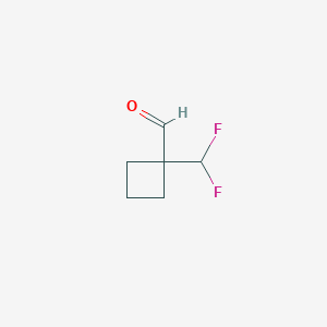 1-(Difluoromethyl)cyclobutane-1-carbaldehyde