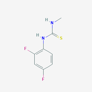 molecular formula C8H8F2N2S B2663746 1-(2,4-Difluorophenyl)-3-methylthiourea CAS No. 452965-89-8