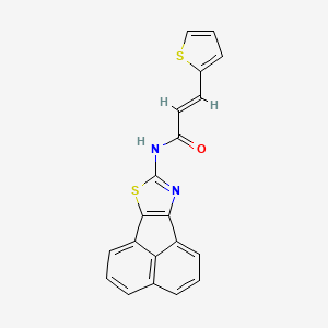 (E)-N-(acenaphtho[1,2-d]thiazol-8-yl)-3-(thiophen-2-yl)acrylamide