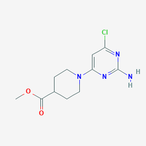 Methyl 1-(2-amino-6-chloropyrimidin-4-yl)piperidine-4-carboxylate