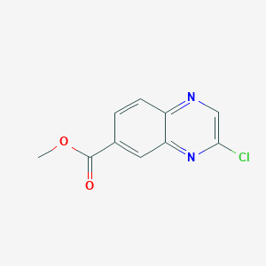molecular formula C10H7ClN2O2 B2663809 Methyl 3-chloroquinoxaline-6-carboxylate CAS No. 948833-63-4