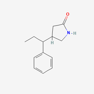 4-(1-Phenylpropyl)pyrrolidin-2-one