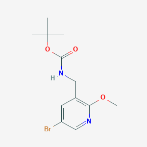 tert-Butyl ((5-bromo-2-methoxypyridin-3-yl)methyl)carbamate