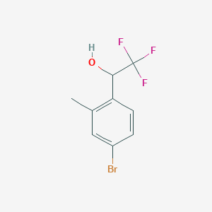 1-(4-Bromo-2-methyl-phenyl)-2,2,2-trifluoro-ethanol