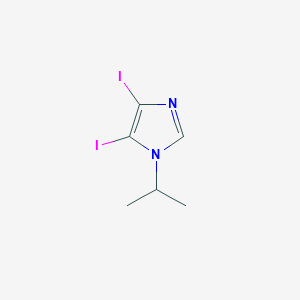 molecular formula C6H8I2N2 B2663865 4,5-diiodo-1-(propan-2-yl)-1H-imidazole CAS No. 1189749-29-8