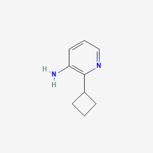 molecular formula C9H12N2 B2663877 2-环丁基吡啶-3-胺 CAS No. 1417519-77-7