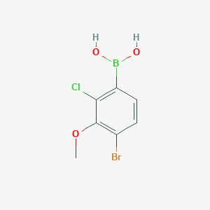 (4-Bromo-2-chloro-3-methoxyphenyl)boronic acid