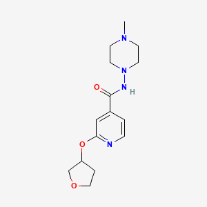 N-(4-methylpiperazin-1-yl)-2-((tetrahydrofuran-3-yl)oxy)isonicotinamide