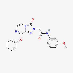 N-(3-methoxyphenyl)-2-(3-oxo-8-phenoxy-[1,2,4]triazolo[4,3-a]pyrazin-2(3H)-yl)acetamide