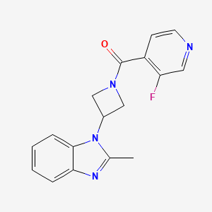 (3-Fluoropyridin-4-yl)-[3-(2-methylbenzimidazol-1-yl)azetidin-1-yl]methanone