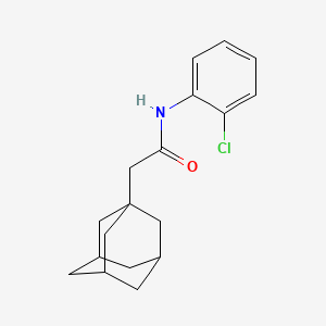 molecular formula C18H22ClNO B2664036 2-(1-adamantyl)-N-(2-chlorophenyl)acetamide CAS No. 227301-75-9