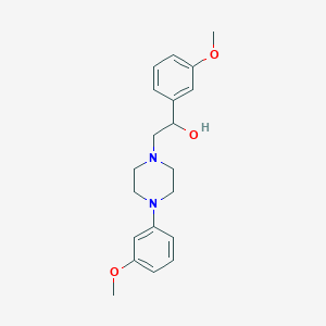 1-(3-Methoxyphenyl)-2-[4-(3-methoxyphenyl)piperazino]-1-ethanol