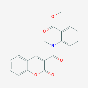 Methyl 2-[methyl-(2-oxochromene-3-carbonyl)amino]benzoate