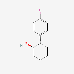 Cyclohexanol, 2-(4-fluorophenyl)-, (1R,2S)-rel-