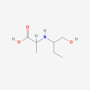 2-[(1-Hydroxybutan-2-yl)amino]propanoic acid