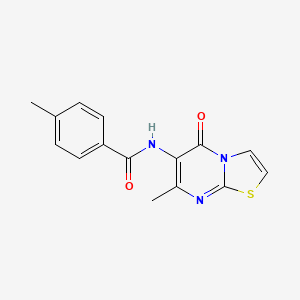 molecular formula C15H13N3O2S B2664097 N-(3-acetylphenyl)-1-(2-methylbenzyl)-1H-1,2,3-benzotriazole-5-carboxamide CAS No. 955260-14-7