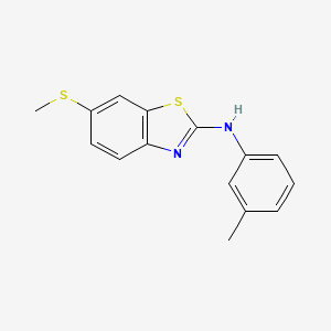 6-(methylthio)-N-(m-tolyl)benzo[d]thiazol-2-amine