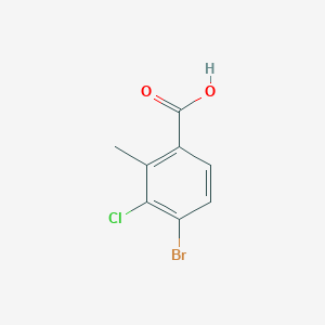 4-Bromo-3-chloro-2-methylbenzoic acid