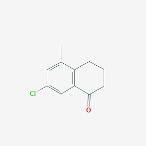 molecular formula C11H11ClO B2664177 7-Chloro-5-methyl-3,4-dihydronaphthalen-1(2H)-one CAS No. 1092348-30-5