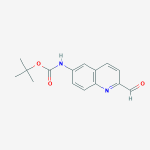 tert-Butyl (2-formylquinolin-6-yl)carbamate