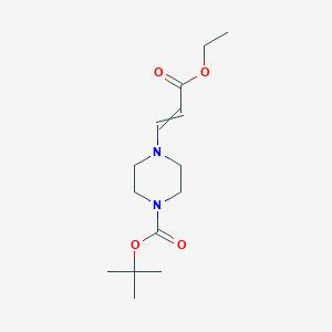 Tert-butyl 4-(3-ethoxy-3-oxoprop-1-en-1-yl)piperazine-1-carboxylate