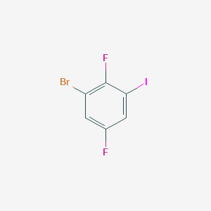molecular formula C6H2BrF2I B2664208 3-Bromo-2,5-difluoroiodobenzene CAS No. 1807026-56-7