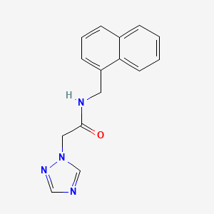 N-(1-naphthylmethyl)-2-(1H-1,2,4-triazol-1-yl)acetamide