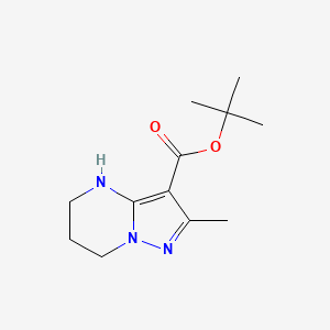 molecular formula C12H19N3O2 B2664233 Tert-butyl 2-methyl-4,5,6,7-tetrahydropyrazolo[1,5-a]pyrimidine-3-carboxylate CAS No. 2248344-17-2