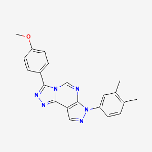 7-(3,4-dimethylphenyl)-3-(4-methoxyphenyl)-7H-pyrazolo[4,3-e][1,2,4]triazolo[4,3-c]pyrimidine