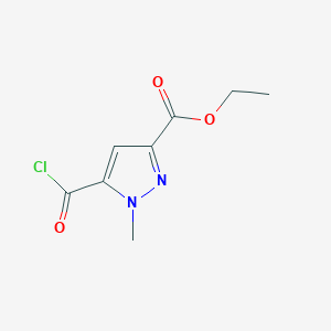 ethyl 5-(chlorocarbonyl)-1-methyl-1H-pyrazole-3-carboxylate