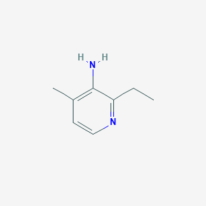 molecular formula C8H12N2 B2664336 2-Ethyl-4-methylpyridin-3-amine CAS No. 1849224-21-0