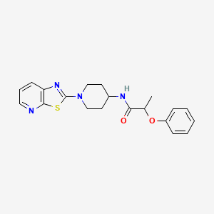 2-phenoxy-N-(1-(thiazolo[5,4-b]pyridin-2-yl)piperidin-4-yl)propanamide