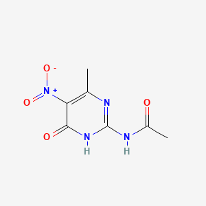 N-(4-hydroxy-6-methyl-5-nitropyrimidin-2-yl)acetamide